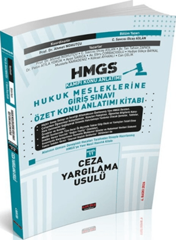 resm 2026 HMGS Ceza Yargılama Usulü Özet Konu Anlatımı