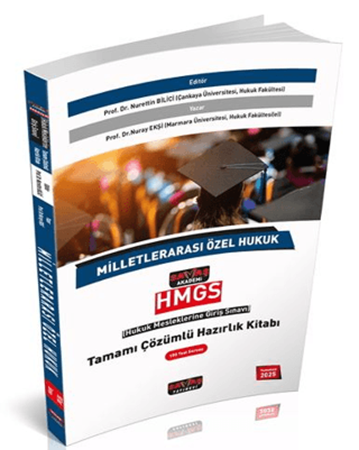 Resim 2025 HMGS Milletlerarası Özel Hukuk Tamamı Çözümlü Hazırlık Kitabı