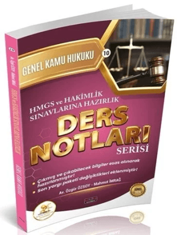 resm 2026 HMGS Hakimlik HUKAL Genel Kamu Hukuku Ders Notları