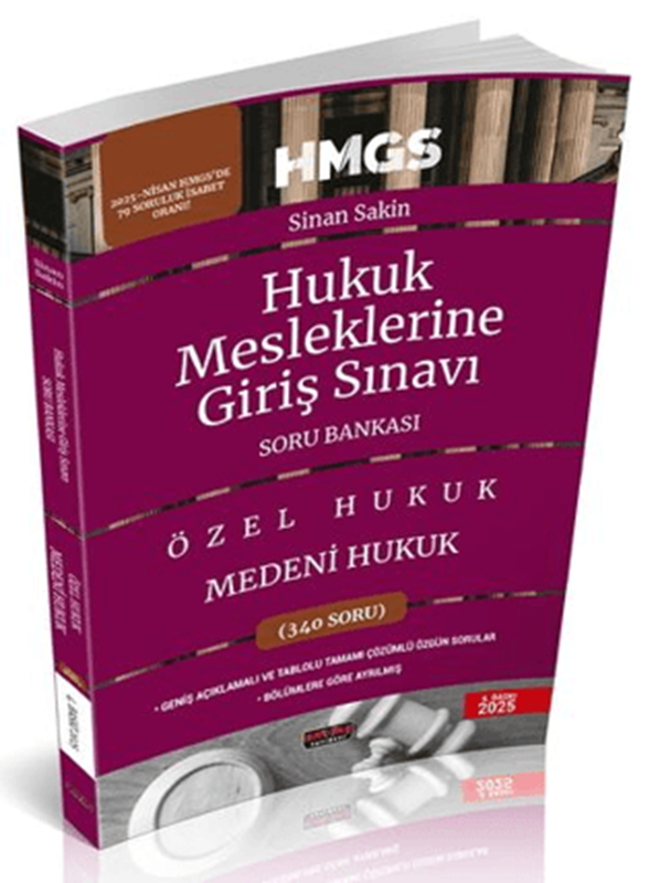 resm HMGS Medeni Hukuk Soru Bankası
