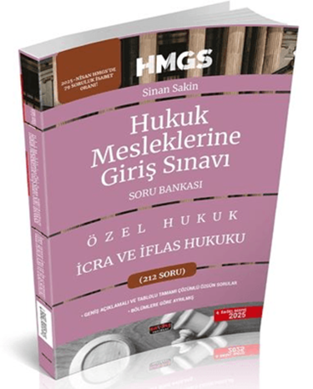 resm HMGS İcra ve İflas Hukuku Soru Bankası
