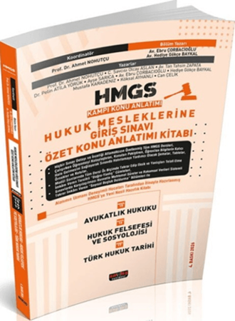 Resim 2026 HMGS Avukatlık Hukuku Hukuk Felsefesi ve Sosyolojisi Türk Hukuk Tarihi Özet Konu Anlatımı