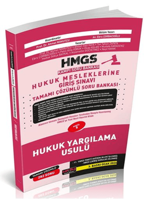 resm HMGS Kampı Hukuk Yargılama Usulü Soru Bankası