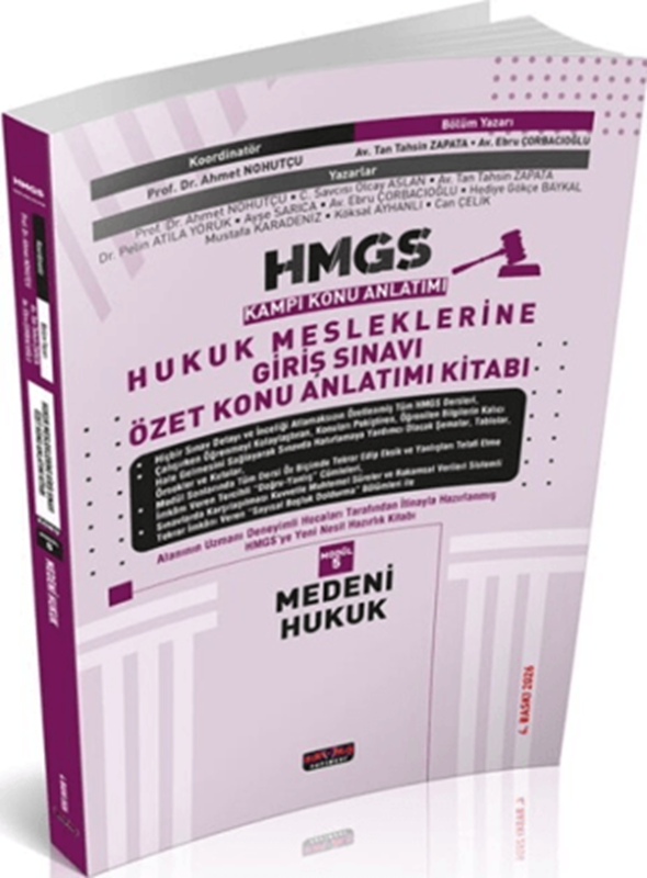 resm 2026 HMGS Özet Medeni Hukuk Konu Anlatımı