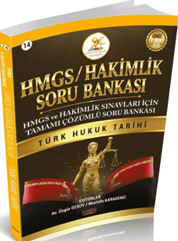 resm 2026 HMGS Hakimlik Türk Hukuk Tarihi Soru Bankası