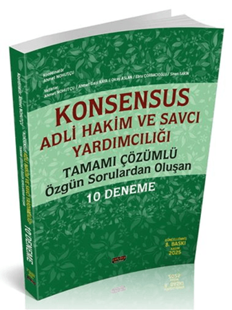 Resim KONSENSUS Hakim ve Savcı Yardımcılığı 10 Deneme