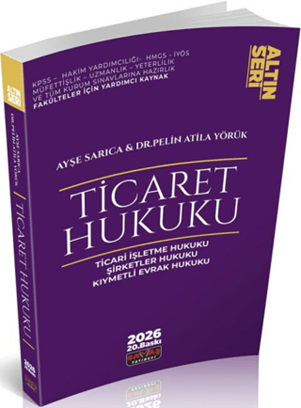 resm 2026 Ticaret Hukuku Konu Anlatımı