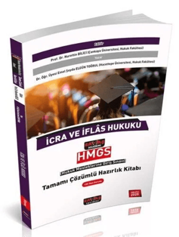 resm 2025 HMGS İcra ve İflas Hukuku Hazırlık Kitabı Çözümlü