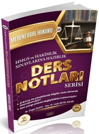 Resim 2026 HMGS Hakimlik HUKAL Medeni Usul Hukuku Ders Notları