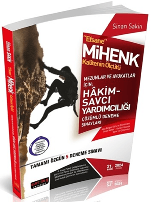 resm Efsane MİHENK Hakim Savcı Yardımcılığı 5 Deneme Kasım 2024