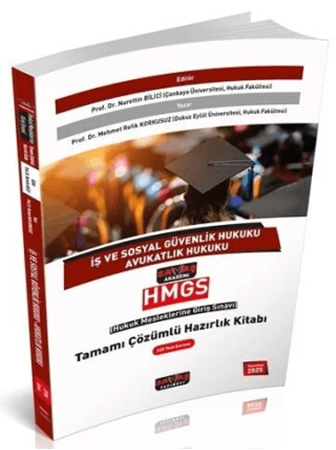 Resim 2025 HMGS İş ve Sosyal Güvenlik, Avukatlık Hukuku Hazırlık Kitabı Çözümlü