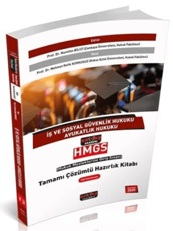 resm 2025 HMGS İş ve Sosyal Güvenlik, Avukatlık Hukuku Hazırlık Kitabı Çözümlü