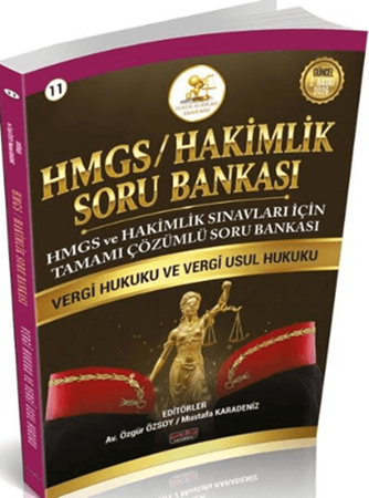 Resim 2026 HMGS Hakimlik Vergi Hukuku ve Vergi Usul Hukuku Soru Bankası