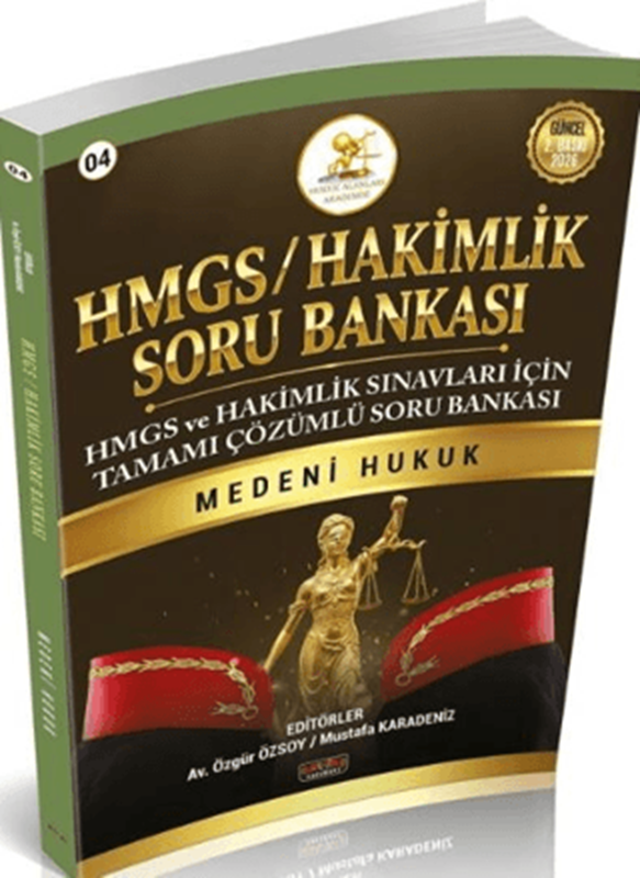 resm 2026 HMGS Hakimlik Medeni Hukuk Soru Bankası