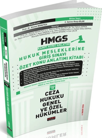 Resim 2026 HMGS Ceza Hukuku Genel ve Özel Hükümler Özet Konu Anlatımı