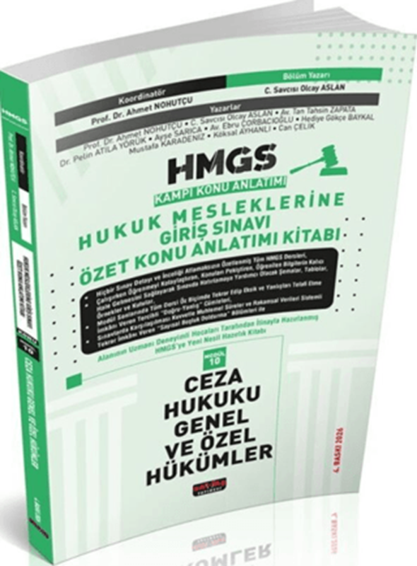 resm 2026 HMGS Ceza Hukuku Genel ve Özel Hükümler Özet Konu Anlatımı