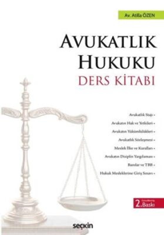 resm Avukatlık Hukuku Ders Kitabı
