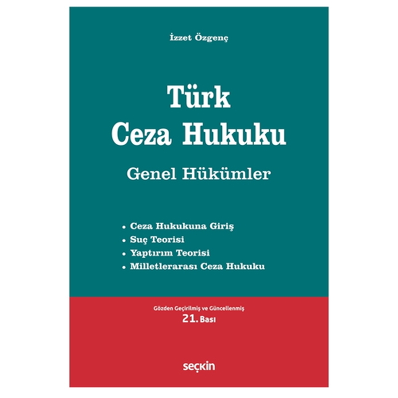 resm Türk Ceza Hukuku Genel Hükümler
