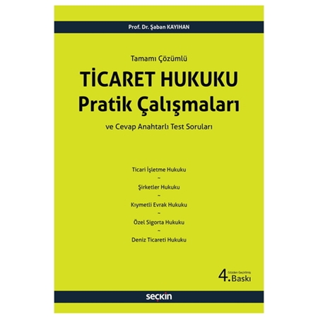 Resim Ticaret Hukuku Pratik Çalışmaları