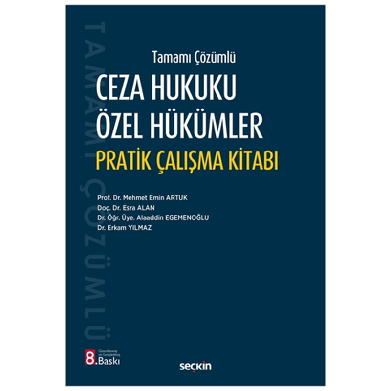 resm Ceza Hukuku Özel Hükümler Pratik Çalışma Kitabı