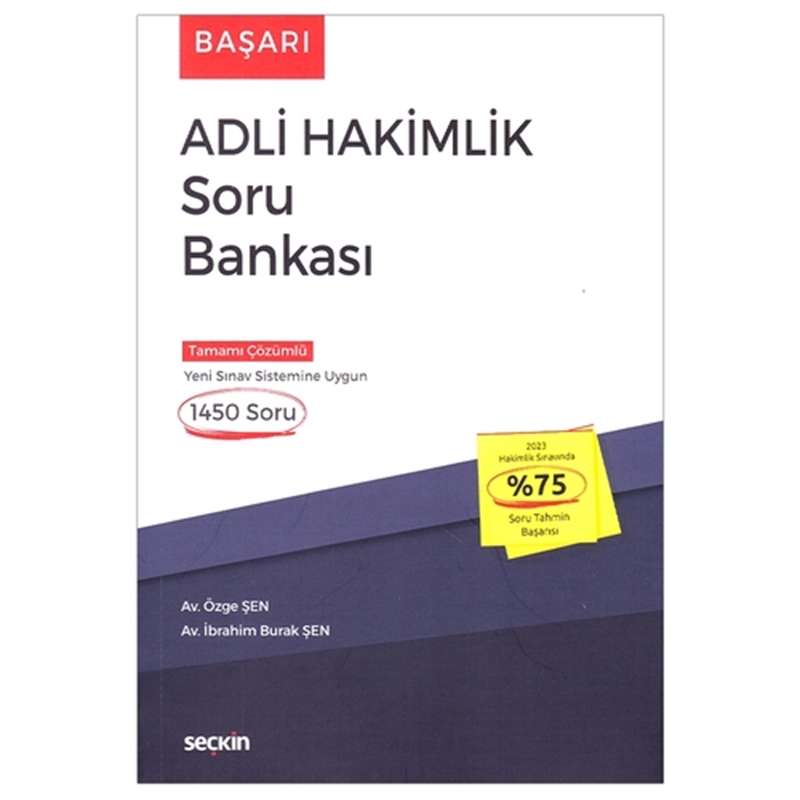 resm Başarı – Adli Hakimlik Soru Bankası