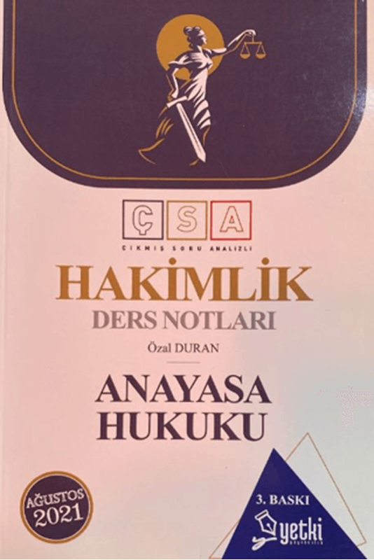 resm Hakimlik Anayasa Hukuku Ders Notları