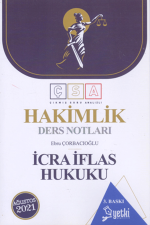 Resim Hakimlik Ders Notları İcra İflas Hukuku