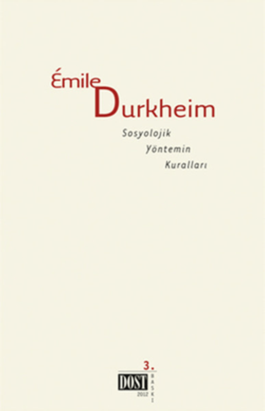 resm Sosyolojik Yöntemin Kuralları - Dost