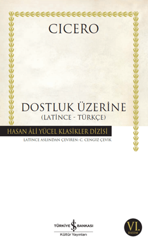 resm Dostluk Üzerine - İş Bankası Yayınları