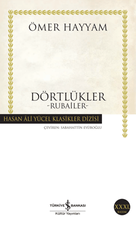 Resim Dörtlükler Ömer Hayyam - İş Bankası Yayınları