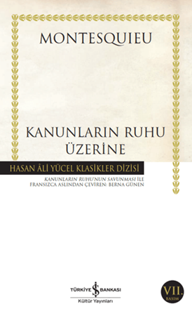 Resim Kanunların Ruhu Üzerine - İş Bankası Yayınları
