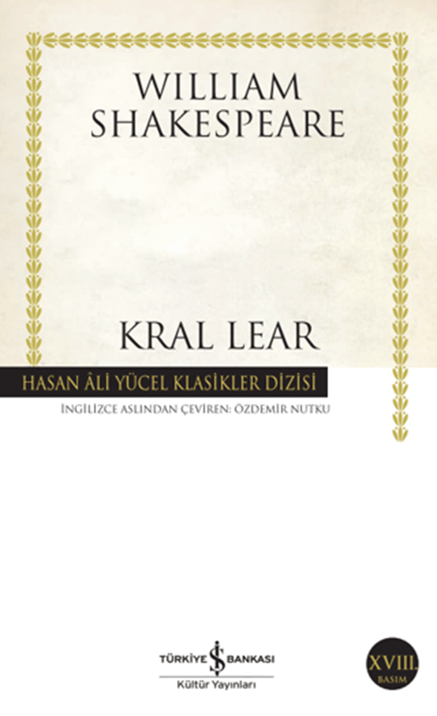 resm Kral Lear - İş Bankası Yayınları