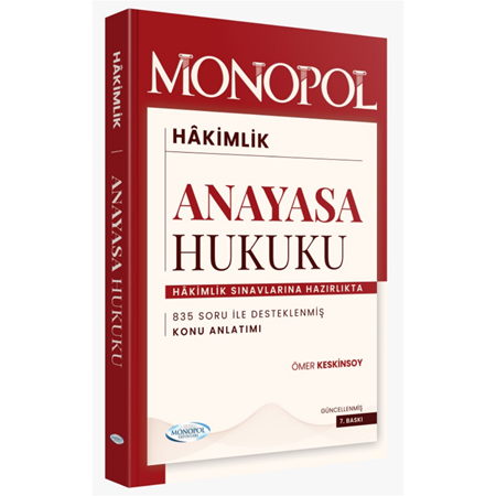 Resim Anayasa Hukuku 7. Baskı Monopol Yayınları