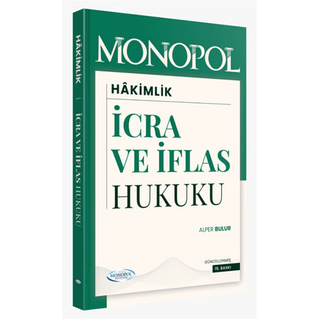 Resim İcra ve İflas Hukuku 15. Baskı Monopol Yayınları
