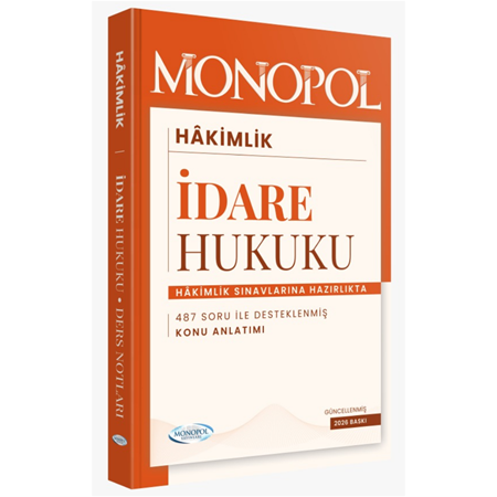 Resim İdare Hukuku Monopol Yayınları 2026