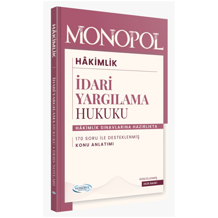 Resim İdari Yargılama Hukuku Monopol Yayınları 2026