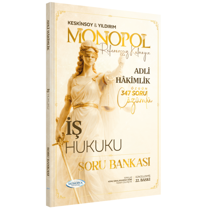 resm Hakimlik İş Hukuku Soru Bankası 22. Baskı Monopol Yayınları