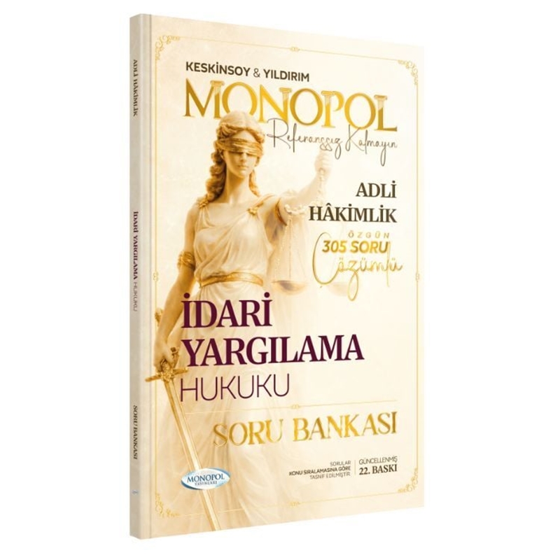resm Hakimlik İdari Yargılama Hukuku Soru Bankası 22. Baskı Monopol Yayınları