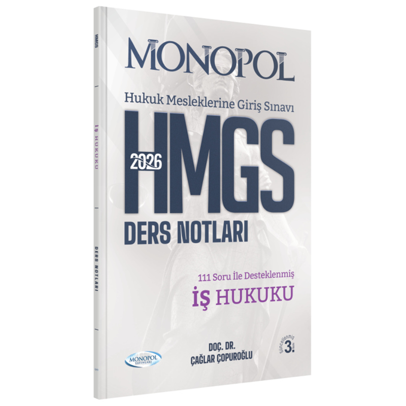 resm HMGS İş Hukuku Ders Notları 3. Baskı Monopol Yayınları