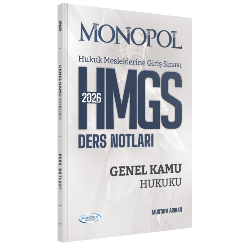 resm HMGS Genel Kamu Hukuku Ders Notları Monopol Yayınları