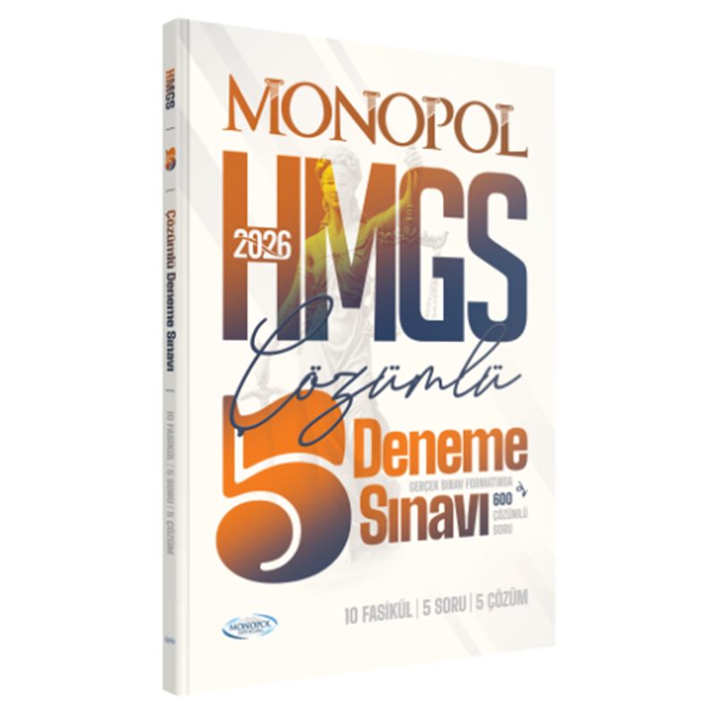 resm 2026 HMGS Tamamı Çözümlü 5 Deneme Sınavı Monopol Yayınları