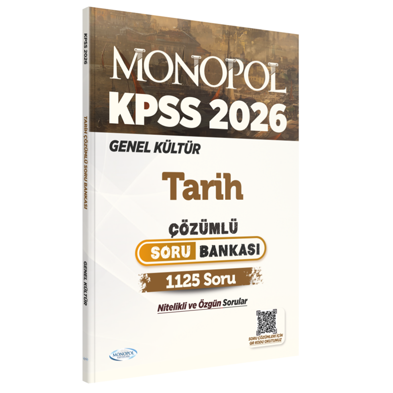 resm 2026 KPSS Tarih Çözümlü Soru Bankası Monopol Yayınları