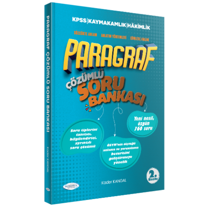 resm Paragraf Çözümlü Soru Bankası 2. Baskı Monopol Yayınları