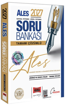 Resim 2027 ALES VİP Sayısal-Sözel Yetenek Tamamı Çözümlü Soru Bankası