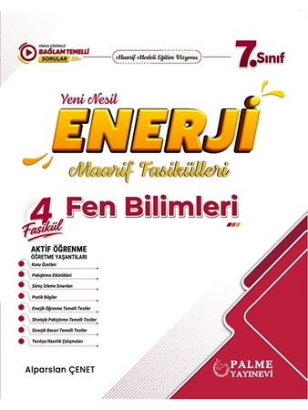 Resim Palme 7. Sınıf Enerji Fen Bilimleri Yeni Nesil Maarif Fasikülleri (4 Fasikül)