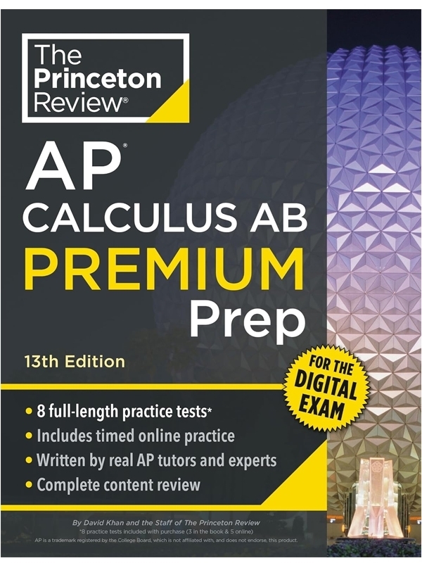 resm Princeton Review AP Calculus AB Premium Prep, 13th Edition