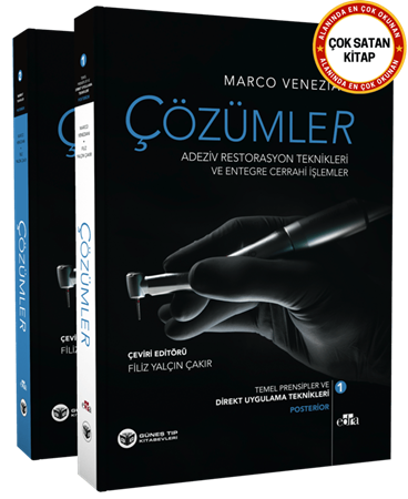 Resim Çözümler Adeziv Restorasyon Teknikleri ve Entegre Cerrahi İşlemler 2 Cilt (QR KODLU VİDEOLU 5 ADET VİDEO)