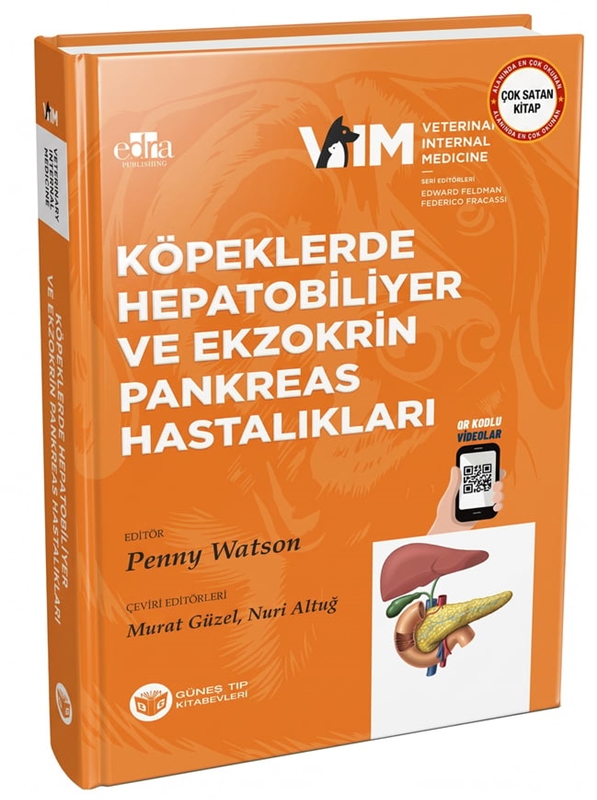 resm FELDMAN - Köpeklerde Hepatobiliyer ve Ekzokrin Pankreas Hastalıkları (QR Kodlu Videolu)
