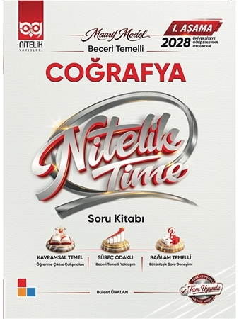 Resim Nitelik 1. Aşama 2028 Maarif Modeli Beceri Temelli Coğrafya Soru Kitabı