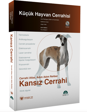 Resim Küçük Hayvan Cerrahisi - Kansız Cerrahi (Cerrahi Atlas, Adım Adım Rehber) Kitap + DVD